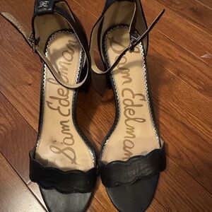 Sam Edelman Black Heeled Sandals